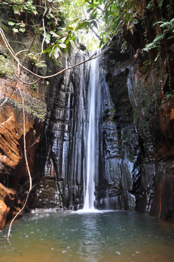 A belíssima Cachoeira do Capelão, na Chapada das Mesas, região de Carolina - MA